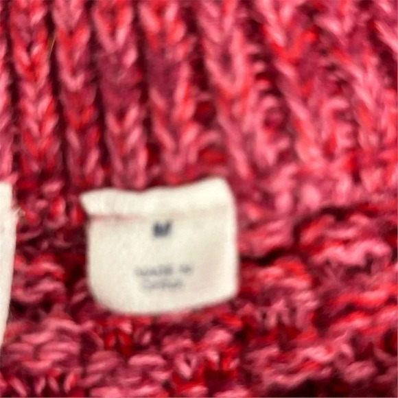 GAP Women's Pink Cable Knit Pullover Sweater Size M Casual Fall - Picture 3 of 13